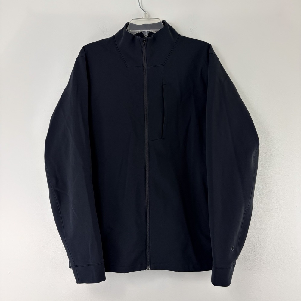 Lululemon Men's XL Full Zip Jacket Black Athletic Training Performance